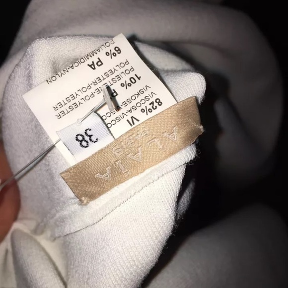 Alaïa laser cut A line dress 38 - Picture 4 of 8